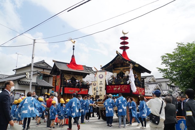 丹波篠山市内の祭囃子等の保存・伝承