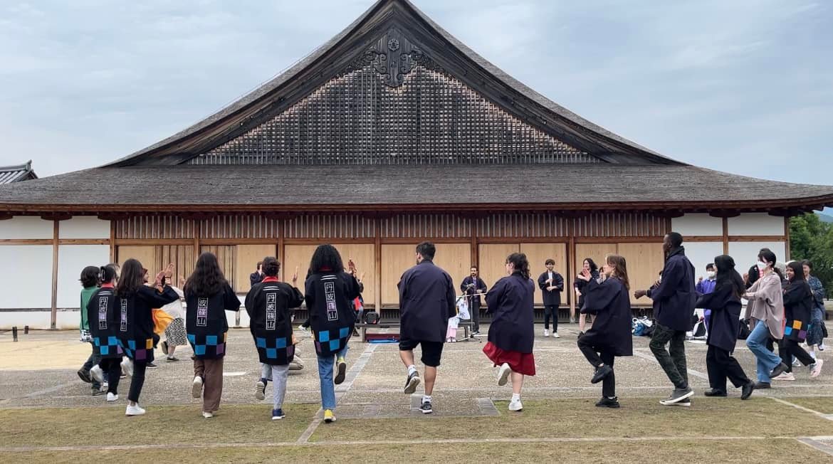 神大留学生の日本文化見学旅行